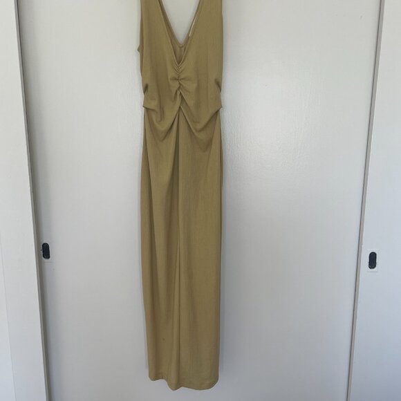 FREE PEOPLE FP Beach Lyla Midi Dress in Sungold - Picture 3 of 6